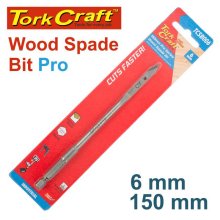 Tork Craft Spade Bit Pro Series 6mm X 150mm Tork Craft Spade Bit Pro Series 6mm X 150mm