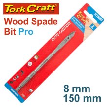 Tork Craft Spade Bit Pro Series 8mm X 150mm Tork Craft Spade Bit Pro Series 8mm X 150mm