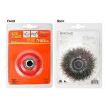 Tork Craft Wire Cup Brush 75 X M14 Crimped Stainless Steel Tcw Tork Craft Wire Cup Brush 75 X M14 Crimped Stainless Steel Tcw