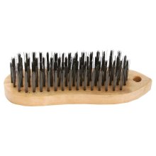 Tork Craft Wire Hand Block Brush Wood Handle Rectangular