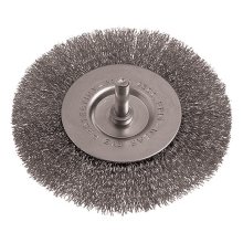 Tork Craft Wire Wheel Brush 100mm 6mm Shaft Stainless Steel