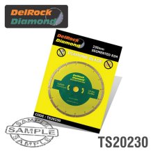 Delrock Diamond Blade 230mm Segmented Delrock