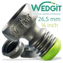 Wedgit tap connector 26.5mm 3/4" c/w 2 x adaptors Wedgit tap connector 26.5mm 3/4" c/w 2 x adaptors