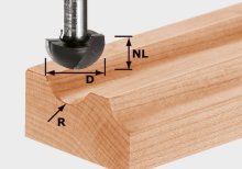 FESTOOL Flute Cutter Hw S8 R6,35 490984