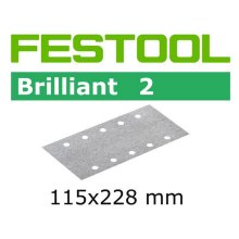 FESTOOL Abrasive Sheet Stf 115X228 P40 Br2/50 Brilliant 2 492822 FESTOOL Abrasive Sheet Stf 115X228 P40 Br2/50 Brilliant 2 492822