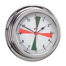 ANVI Radio Silence Clock - Polished Brass & Chromed - Circular