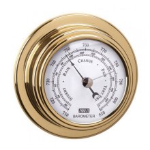 Anvi Barometer - Polished Brass & Lacquered - Circular 95x45mm -Coastal Anvi Barometer - Polished Brass & Lacquered - Circular 95x45mm -Coastal