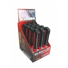 SUPALED MAGNETIC LED LIGHT 114 LUMENS RED W/3AAA 12PCE DISP SUPALED MAGNETIC LED LIGHT 114 LUMENS RED W/3AAA 12PCE DISP