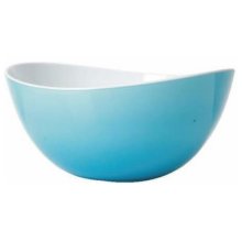 Gourmand Wave Shaped Salad Bowl (Small) Blue Gourmand Wave Shaped Salad Bowl (Small) Blue