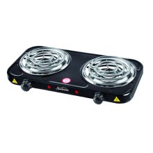 Sunbeam Double Spiral Hotplate - Black Sunbeam Double Spiral Hotplate - Black