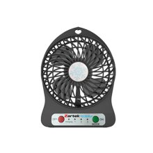 Zartek Breez Rechargeable Mini Fan - Black