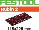 FESTOOL Abrasive Sheet Stf 115X228 P120 Ru2/10 Rubin 2 499042 FESTOOL Abrasive Sheet Stf 115X228 P120 Ru2/10 Rubin 2 499042